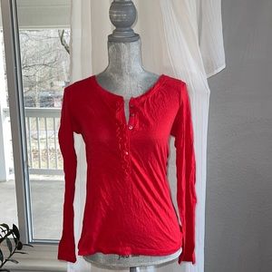 Old Navy ruffle front top